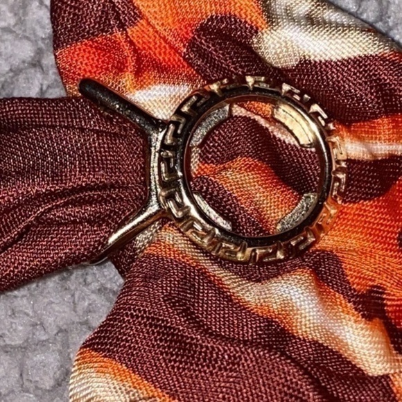 Versace Limited edition collection Open Back-Deep V neck woman blouse … - Picture 13 of 16